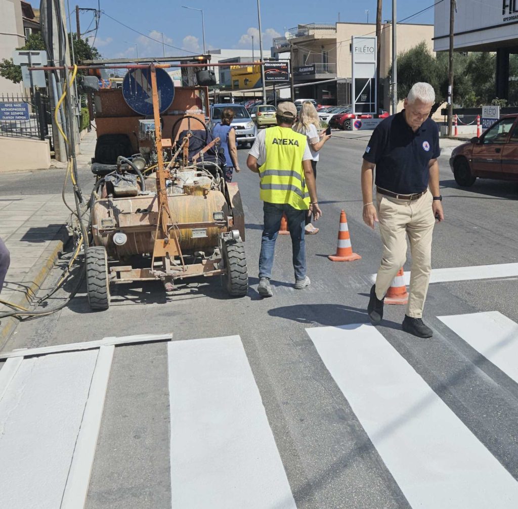 Πάτρα: Η Περιφέρεια κάνει διαγραμμίσεις... (φωτό)