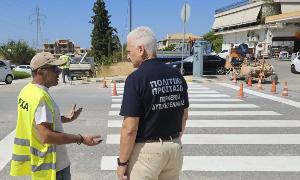 Πάτρα: Η Περιφέρεια κάνει διαγραμμίσεις... (φωτό)