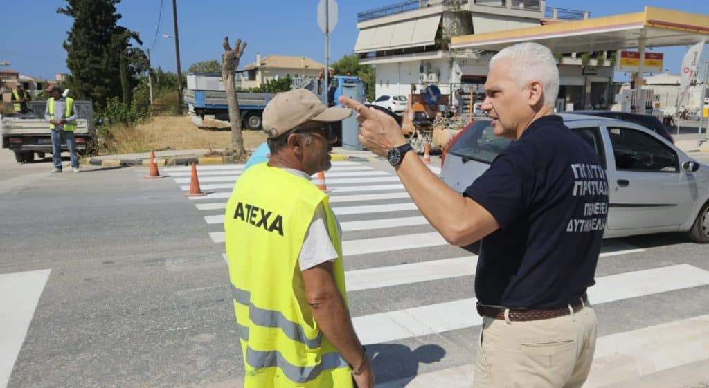 Πάτρα: Η Περιφέρεια κάνει διαγραμμίσεις... (φωτό)