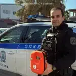 Με πρωτοβουλία Πυργιώτη αστυνομικού περιπολικό εξοπλίστηκε με αυτόματο απινιδωτή!