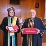 H Υπουργός Παιδείας Αθλητισμού και Νεολαίας της Κυπριακής Δημοκρατίας, Αθηνά Μιχαηλίδου, αναγορεύθηκε Επίτιμη Διδάκτωρ του Πανεπιστημίου Πατρών