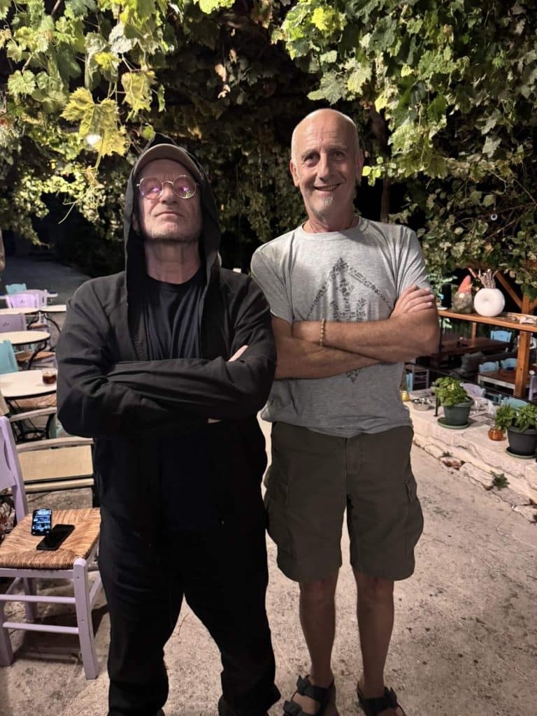 Ο Bono και ο the Edge στην Ιθάκη με Πατρινό