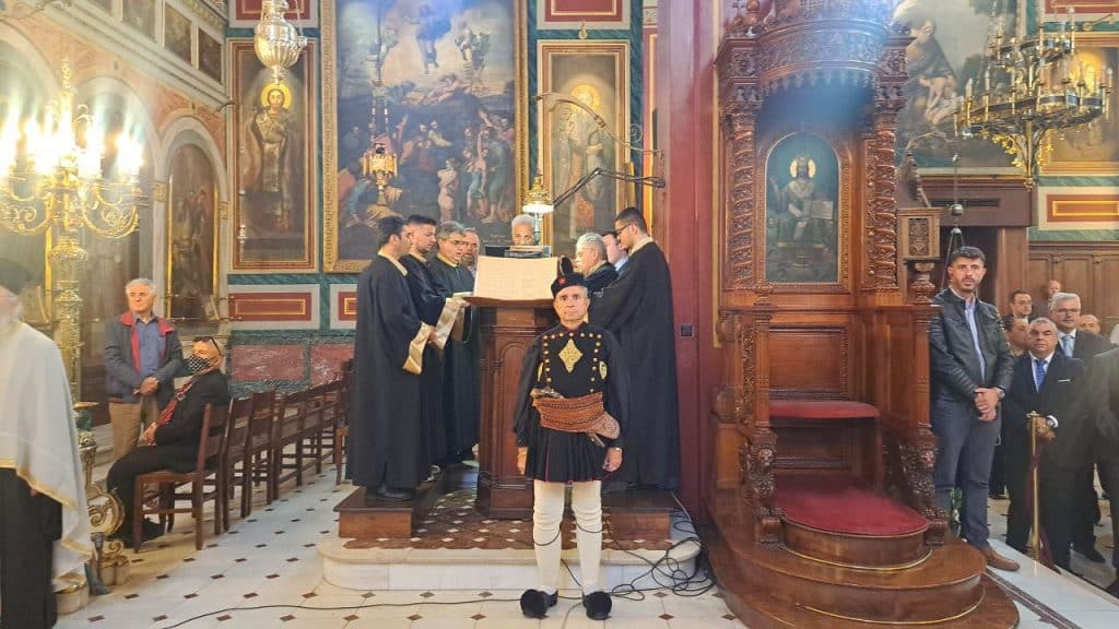 Πάτρα: Με μεγαλοπρέπεια η δοξολογία στην Ευαγγελίστρια για την επέτειο του ΟΧΙ