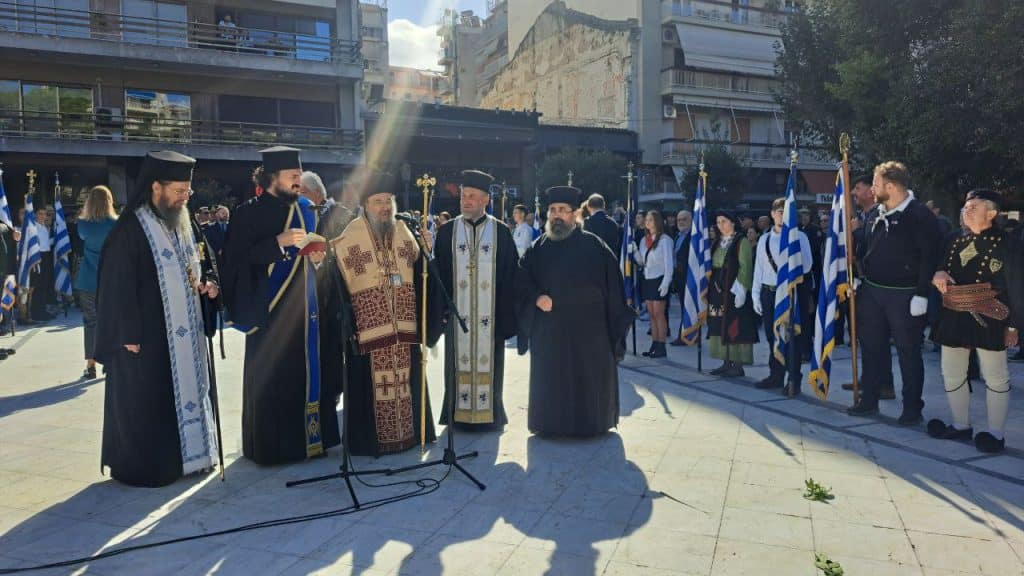 Πάτρα: Με μεγαλοπρέπεια η δοξολογία στην Ευαγγελίστρια για την επέτειο του ΟΧΙ