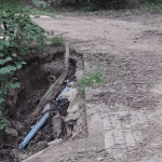 Πάτρα: Υποχωρήσεις εδάφους στο Δασύλλιο - φωτο