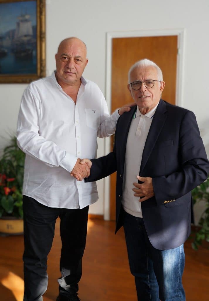 Με τον Δήμαρχο Βόλου ο Ανδρέας Μαζαράκης