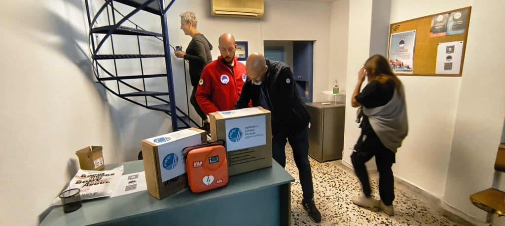 Ο αναπληρωτής Περιφερειάρχης Χαράλαμπος Μπονάνος στην Ελληνική ομάδα διάσωσης