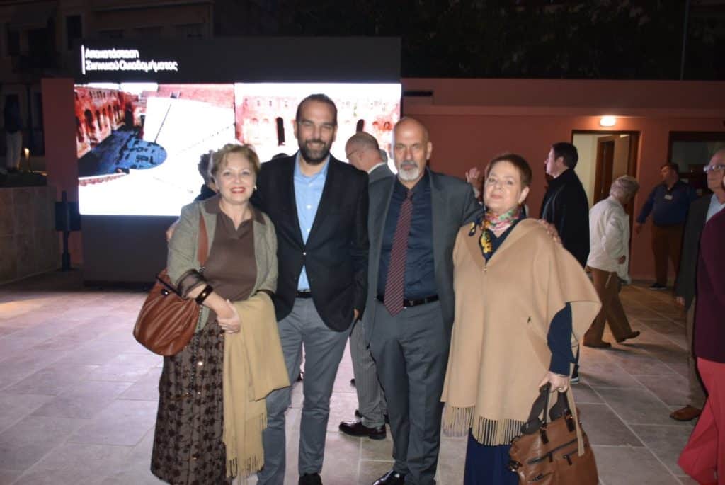 Δείτε φωτό: Εγκαινιάστηκε από τη Λίνα Μενδώνη το ανακαινισμένο Ρωμαϊκό Ωδείο Πατρών