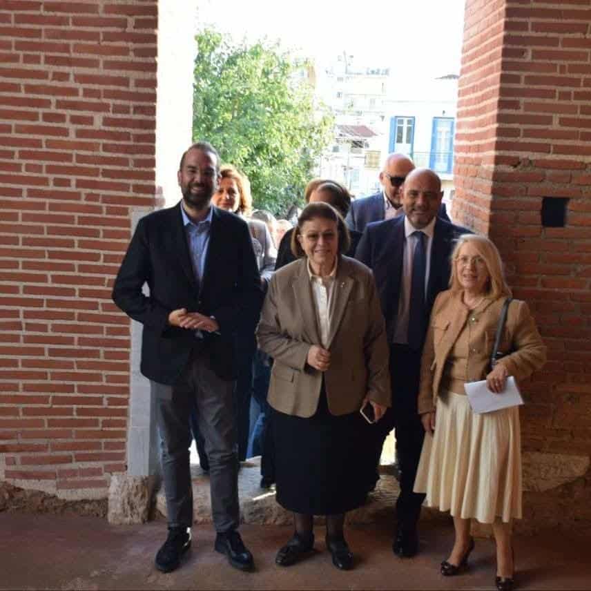 Δείτε φωτό: Εγκαινιάστηκε από τη Λίνα Μενδώνη το ανακαινισμένο Ρωμαϊκό Ωδείο Πατρών