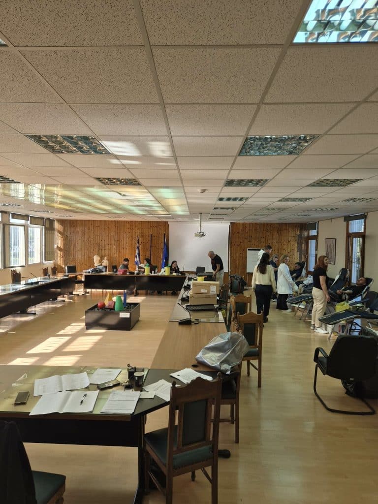 Πάτρα - φωτό: Αιμοδοσία στο Πανεπιστήμιο