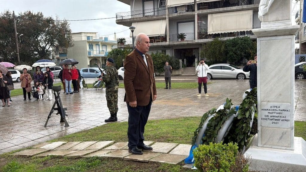 Τίμησε τον απελευθερωτή της Κορυτσάς, Στρατηγό Δημήτριο Θεοδωράκη, ο Δήμος Ιερής Πόλης Μεσολογγίου - φωτο