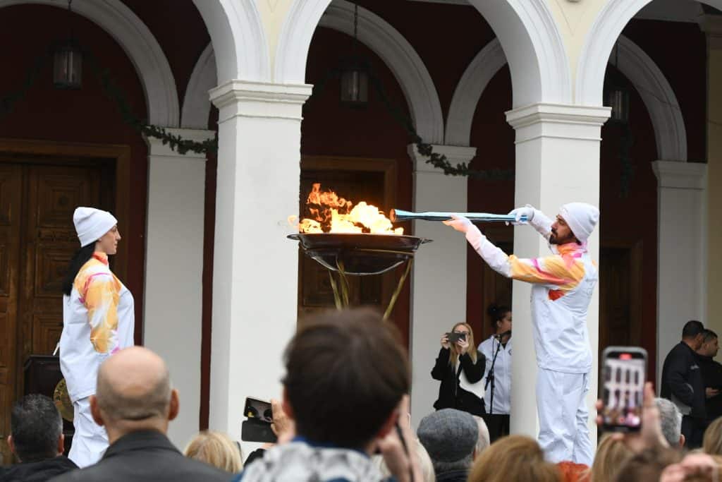 Λαμπαδηδρόμος ο γνωστός ηθοποιός Δημήτρης Γκοτσόπουλος (ΔΕΙΤΕ ΦΩΤΟ)