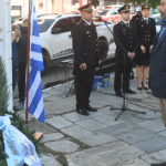 Πάτρα: Ο αντιδήμαρχος Μιχάλης Αναστασίου στο Μνημείο Πεσόντων Πυροσβεστών (Φώτο)