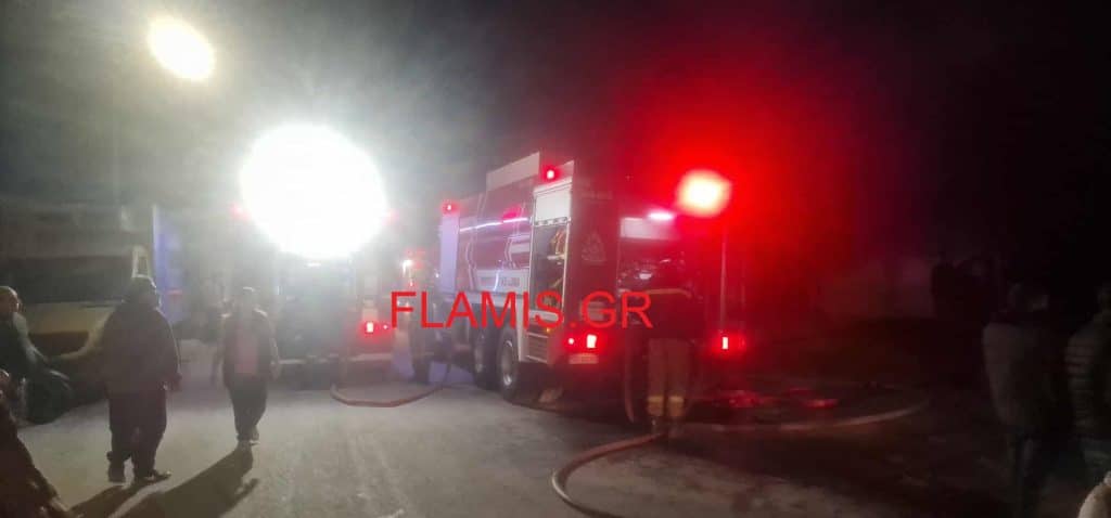 ΔΕΙΤΕ ΒΙΝΤΕΟ και ΦΩΤΟ - Μεγάλη φωτιά σε γνωστή επιχείρηση στην περιοχή Γλαύκου