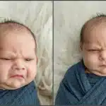 Οι γκρινιάρικες εκφράσεις ενός νεογέννητου μωρού που έγιναν viral