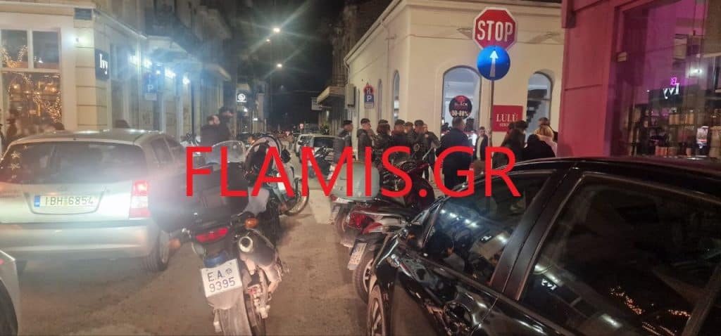 Πάτρα: Αγριο ξύλο στην Ρήγα Φεραίου - Ατομο στο έδαφος - 3 προσαγωγές - φωτό