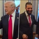 Τραμπ: Ψέκασε με άρωμα τον πρόεδρο της Συρίας και τους υπουργούς του – ΒΙΝΤΕΟ