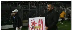 Χειροκροτήματα για τον Αλέξανδρο Καλλέργη στο γήπεδο του Άρη- ΦΩΤΟ