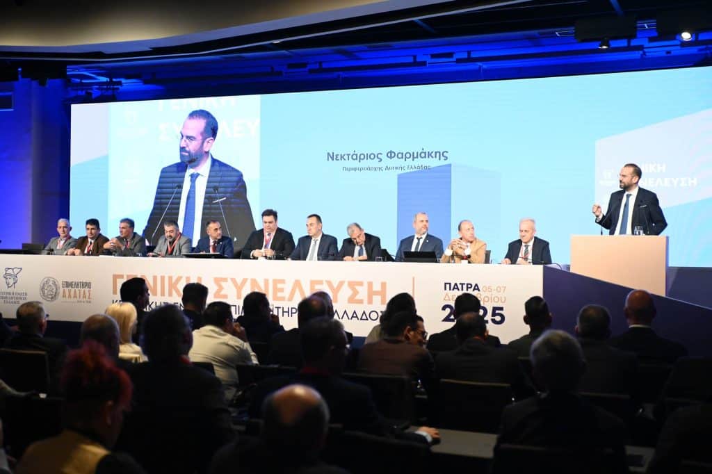 Το Επιμελητήριο Αχαΐας φιλοξενεί τη Γενική Συνέλευση της Κεντρικής Ένωσης Επιμελητηρίων Ελλάδος - Στόχος η περιφερειακή ανάπτυξη - Τι είπε ο Στέφανος Κασσελάκης - βίντεο