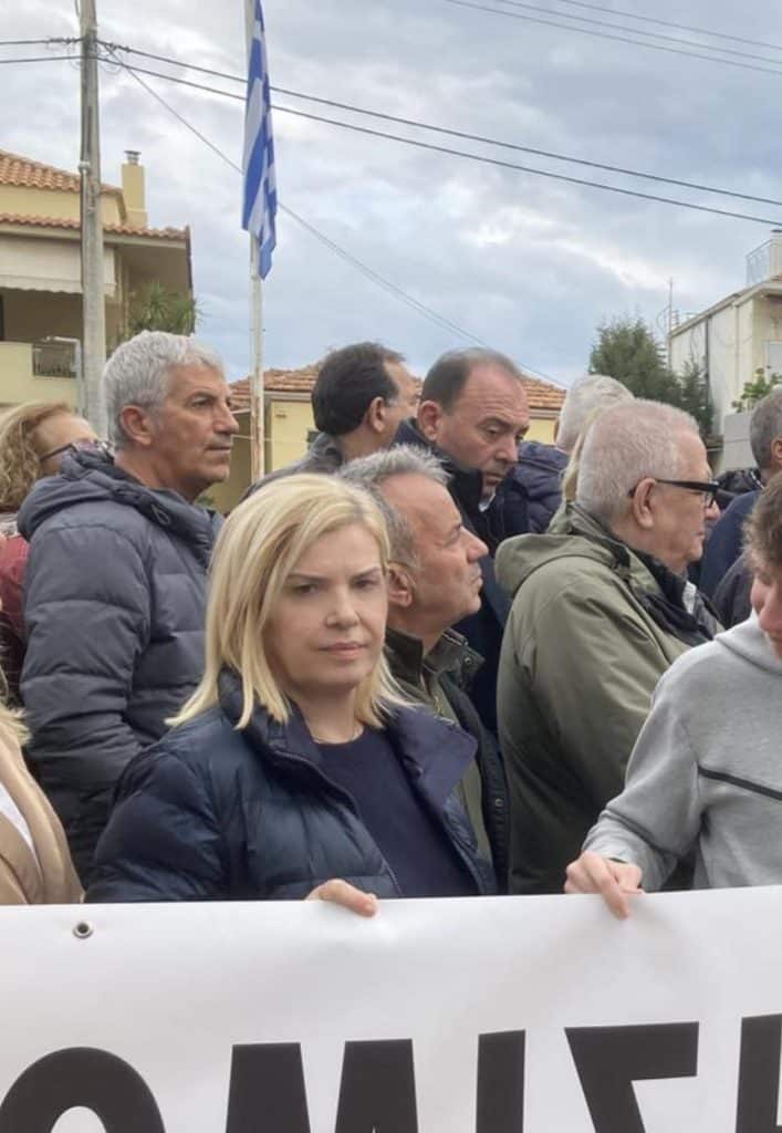 Η Γεωργία Ντάτσικα στην Κινητοποίηση για τον Οδοντωτό – Διακοπτό - φωτο