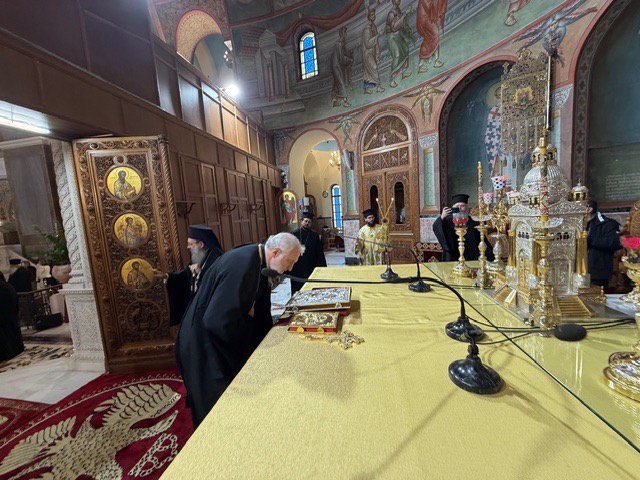 Πάτρα: Προσκύνημα Ελπιδοφόρου στον Άγιο Ανδρέα (Φώτο)