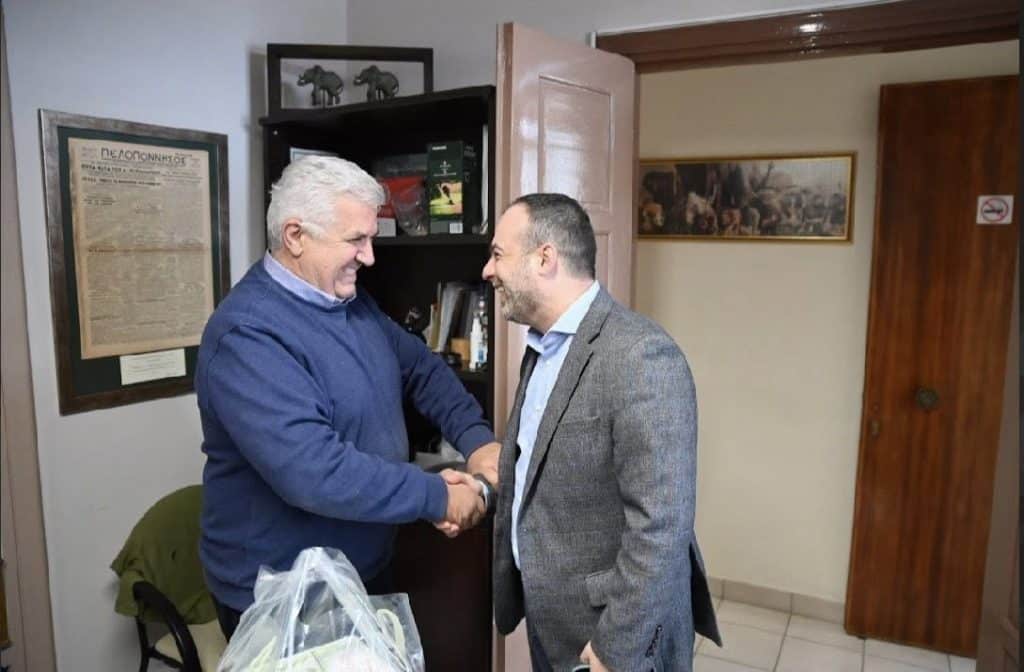 Πάτρα: Επίσκεψη Θέμη Μπάκα σε μέσα ενημέρωσης - Και στο flamis.gr