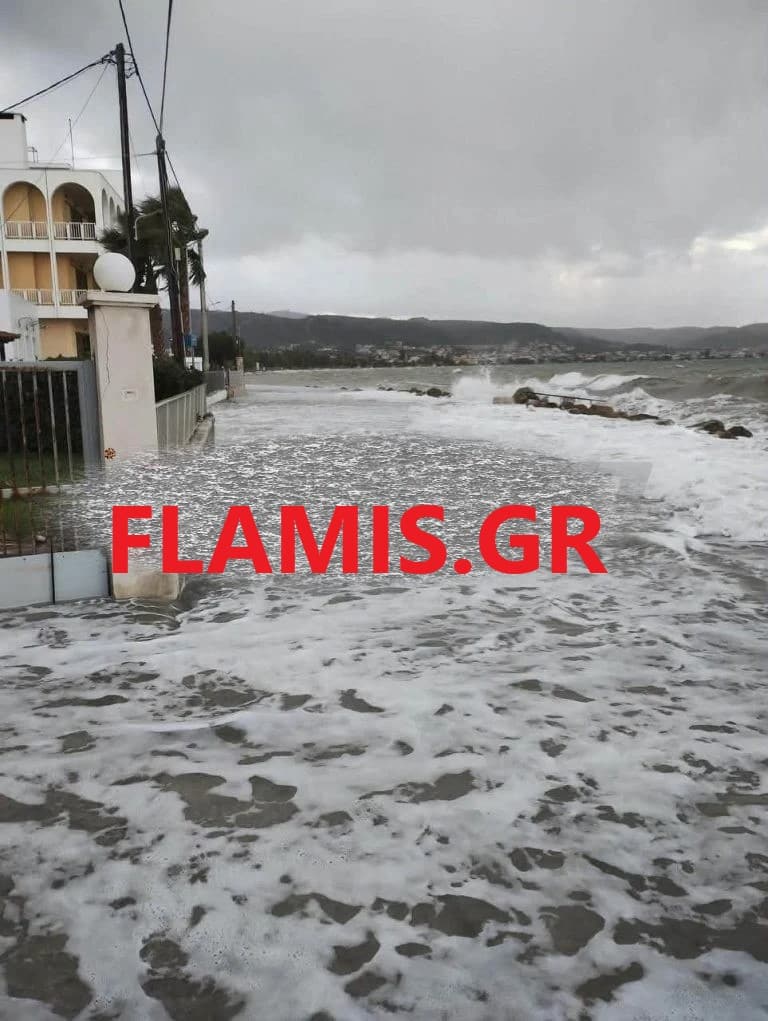 Πάτρα: Χαλάζι στην πόλη, πλημμύρες σε Ρίο και "Μουρτά", χιονοθύελλα στα ορεινά - βίντεο και φωτο