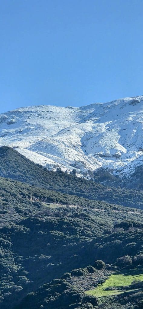 Το Παναχαϊκό όρος χιονισμένο - φωτο