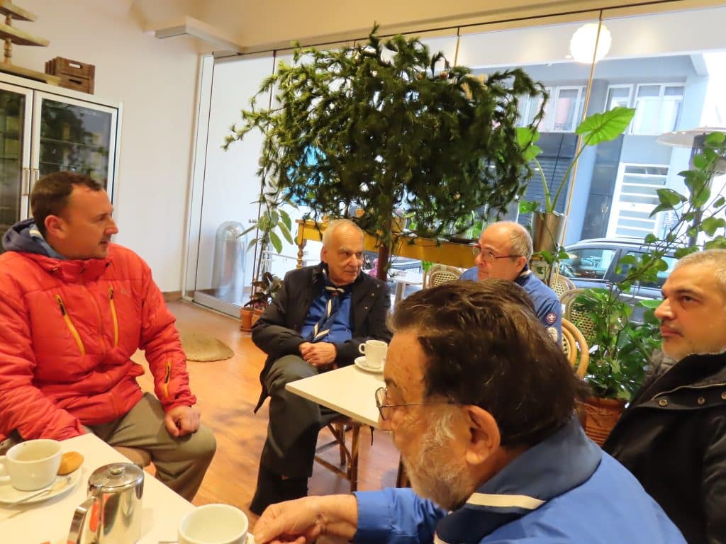 Πάτρα: Οι παλαιοί πρόσκοποι έκοψαν την πίτα τους - φωτό