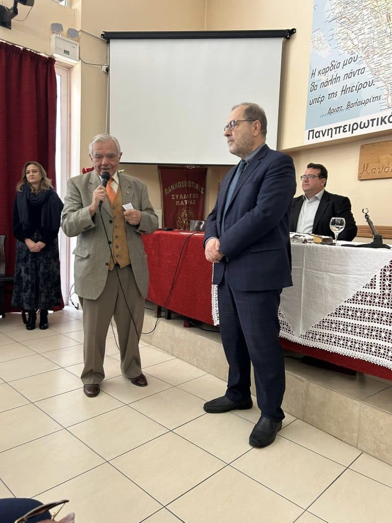 Πάτρα: Η Γεωργία Ντάτσικα στην πίτα των Ηπειρωτών - φωτο