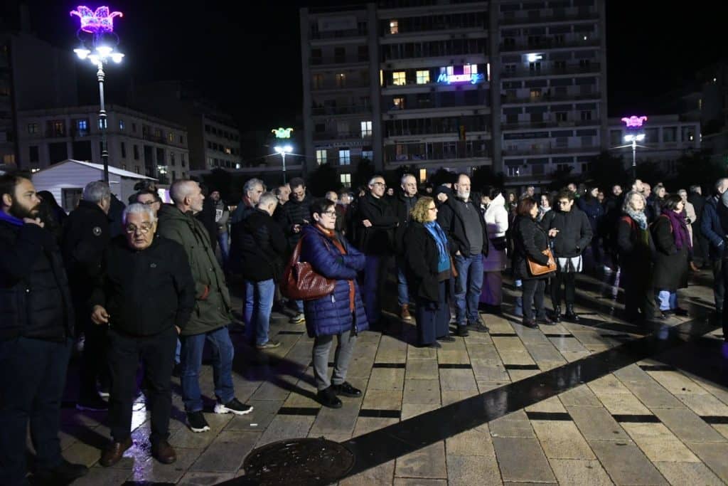 Πάτρα - φωτό: Συλλαλητήριο κατά της κατάργησης των σχολικών επιτροπών