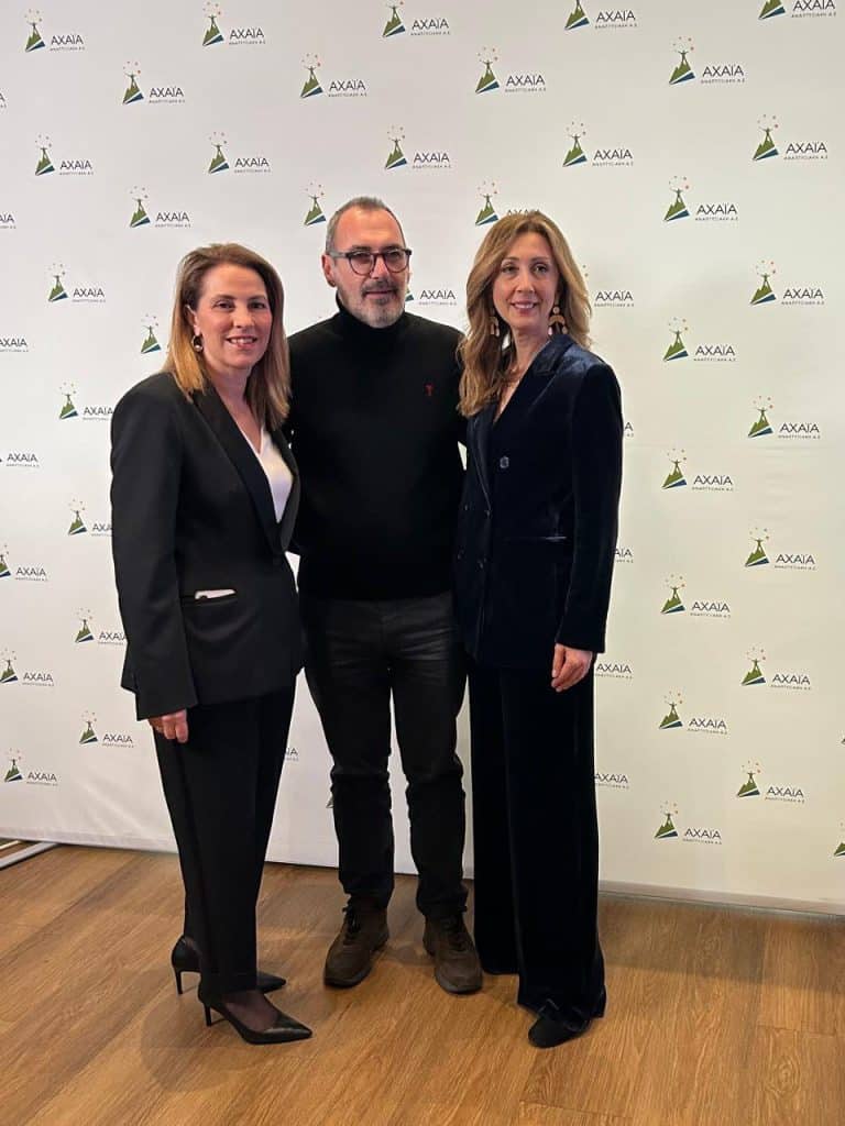 Ο Ανδρέας Κατσανιώτης στην κοπή της πρωτοχρονιάτικης πίτας της Αχαΐα Αναπτυξιακή Α.Ε.