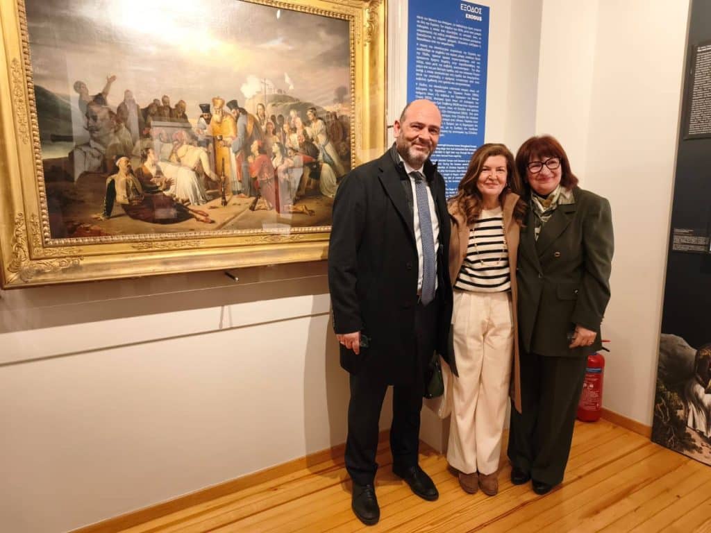 Ο Ιάσων Φωτήλας εγκαινίασε έκθεση στο Μεσολόγγι - φωτο