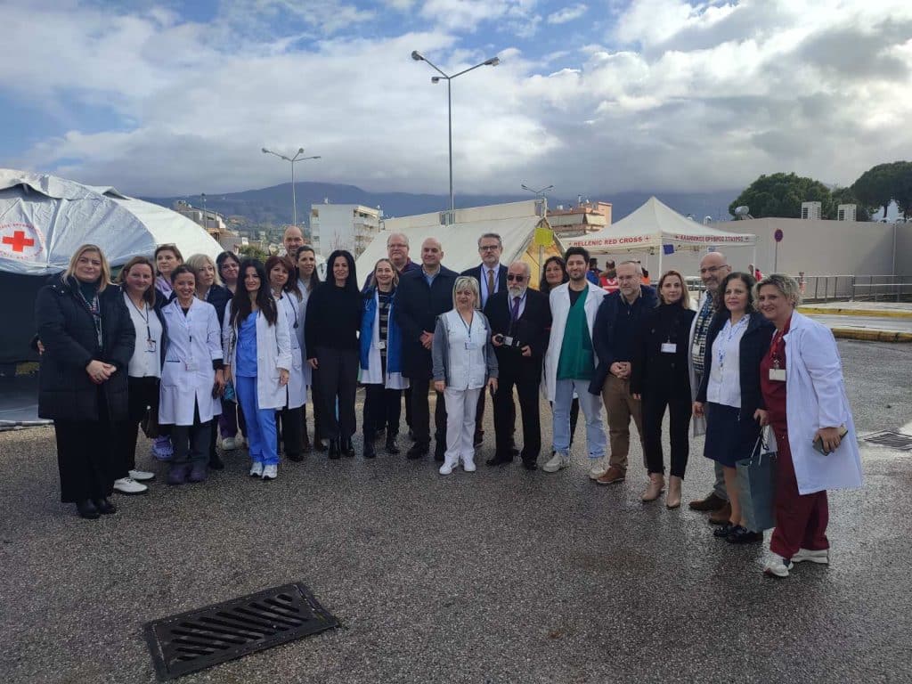 Πάτρα: Άσκηση ετοιμότητας για σεισμό και φωτιά στο νοσοκομείο «Αγιος Ανδρέας» – ΦΩΤΟ