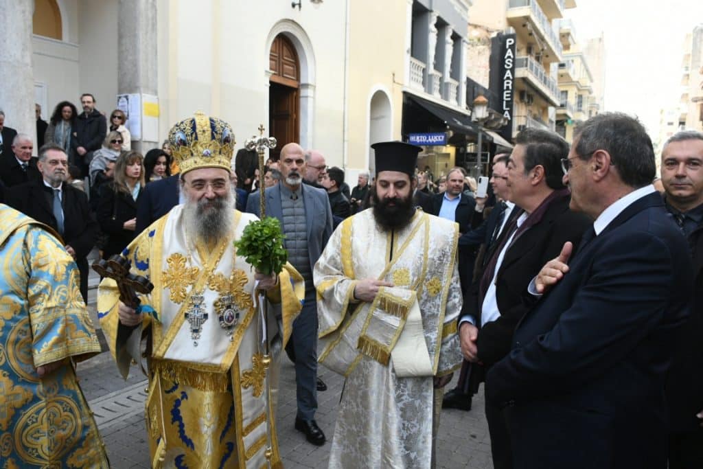 Πάτρα - φωτό: Η Δημοτική Αρχή στις εκδηλώσεις των Θεοφανείων
