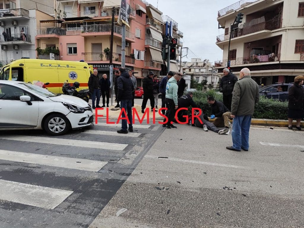 Το ΙΧ εκσφενδόνισε δικυκλιστή - Νέο σοβαρό τροχαίο στην Πάτρα - φωτό Το ΙΧ εκσφενδόνισε δικυκλιστή - Νέο σοβαρό τροχαίο στην Πάτρα - φωτό