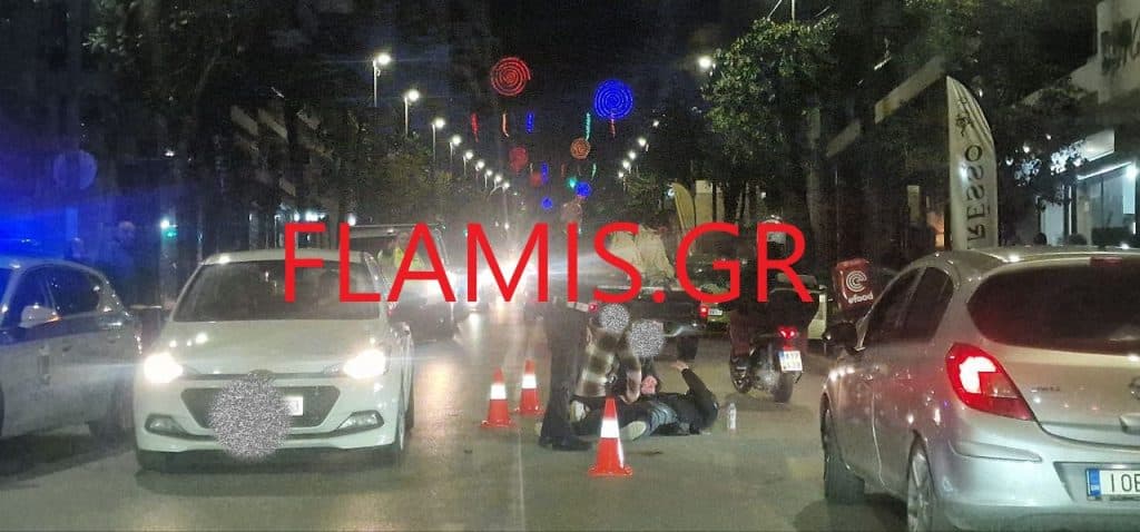 Πάτρα - ΤΩΡΑ: Σοκαριστικό τροχαίο στη Γούναρη - Δικυκλιστής στο έδαφος - φωτο