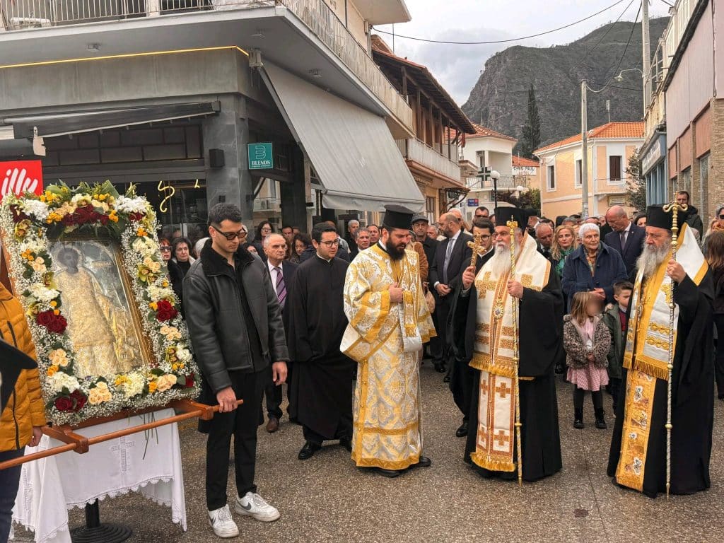To Διακοπτό γιόρτασε σήμερα τον Πολιούχο του Αγιο Τρύφωνα