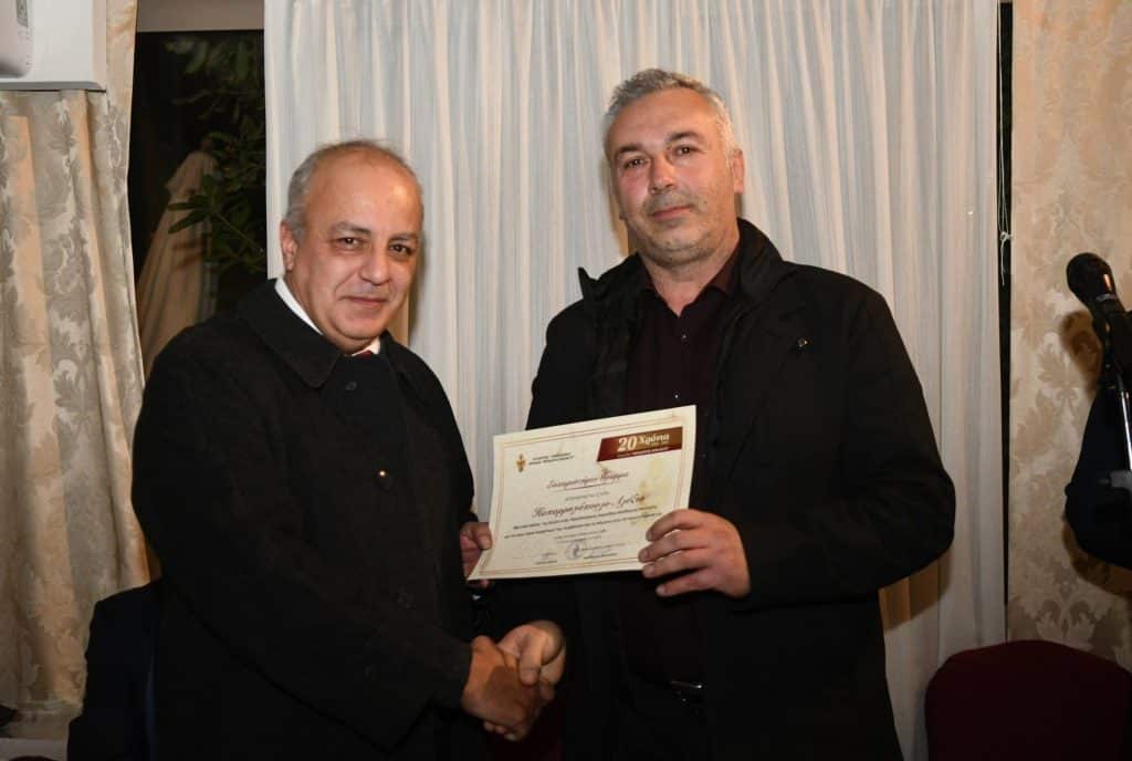 Πάτρα: Ο Θ. Οικονόμου στην πίτα του Φωκαέως