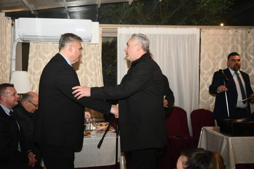 Πάτρα: Ο Θ. Οικονόμου στην πίτα του Φωκαέως