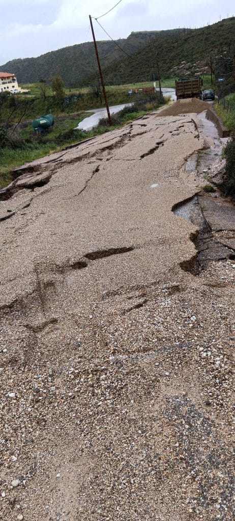 Δείτε φωτό: Μεγάλες οι ζημιές στην Πηνεία Ηλείας από τις βροχοπτώσεις