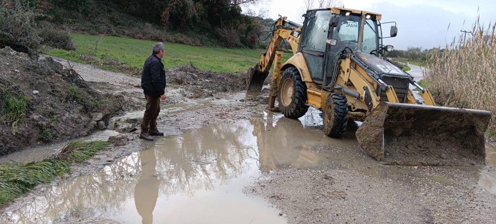 Δείτε φωτό: Μεγάλες οι ζημιές στην Πηνεία Ηλείας από τις βροχοπτώσεις