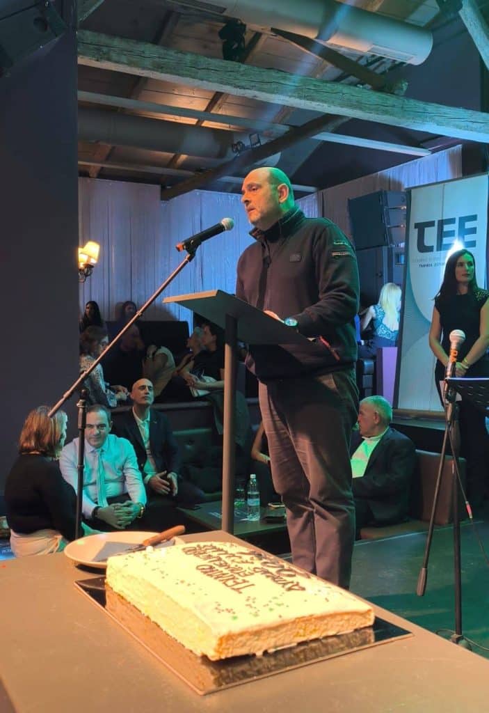 Ο Ιάσων Φωτήλας στην πίτα του ΤΕΕ