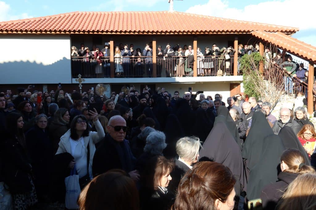 Η ταφή του Γέροντος Στεφάνου Αναγνωστόπουλου του σεβάσμιου ιερέως που απεβίωσε στην Πάτρα - φωτό