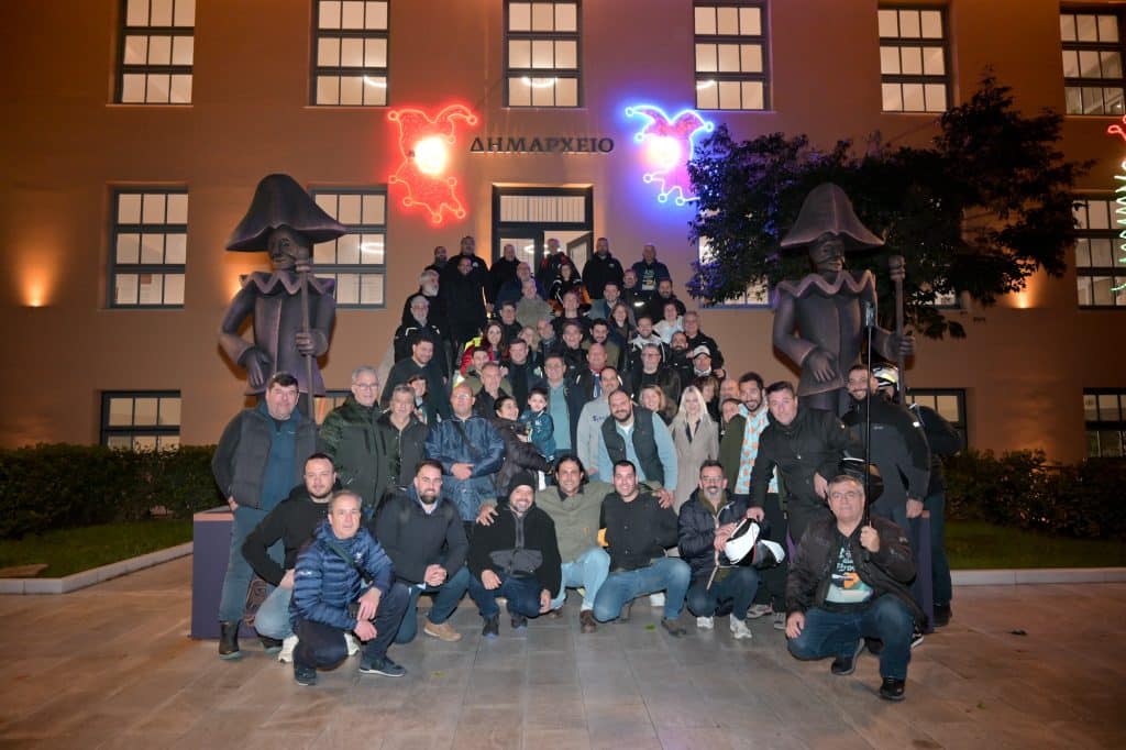 Ο Δήμαρχος Πατρέων, Κώστας Πελετίδης, υποδέχθηκε τους vespisti - φωτό