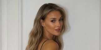 Η Veronika Rajek ποζάρει με sexy μαύρα εσώρουχα Αρχική