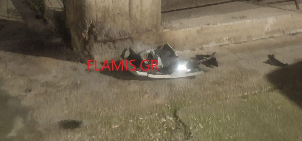 Πάτρα: Σφοδρή σύγκρουση τη νύχτα στην Ηλείας - Προφυλακτήρες εκσφενδονίζονταν... στα απέναντι πεζοδρόμια - φωτό