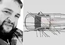 Βορίζια: Το διάγραμμα των πυρών στο αυτοκίνητο του Φανούρη Καργάκη, από τα αριστερά η φονική βολή