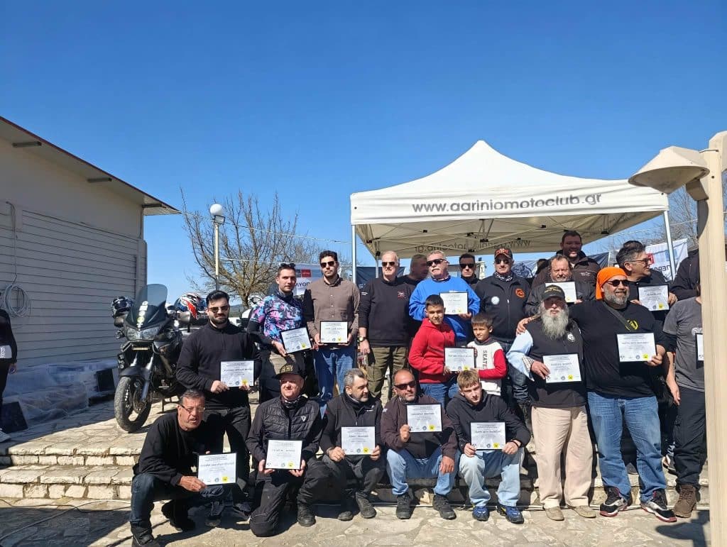 H Αχαϊκή Λέσχη Μοτοσυκλετιστών έκοψε πίτα την Κυριακή