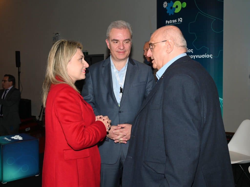 Η Χριστίνα Αλεξοπούλου στο κλείσιμο της 9ης Έκθεσης Patras IQ 2026